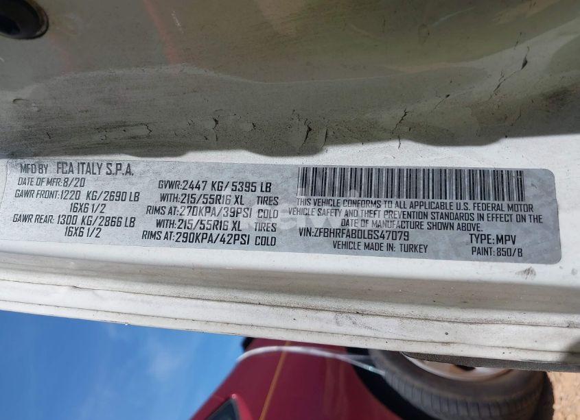 Photo 9 of 2020 Ram Promaster CITY TRADESMAN (VIN ZFBHRFAB0L6S47079)