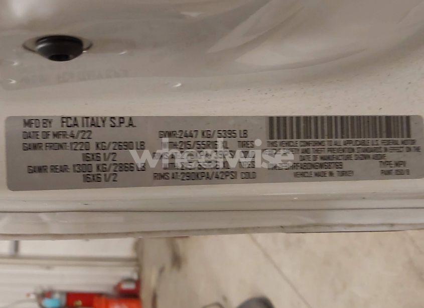 Photo 9 of 2022 Ram Promaster CITY CARGO VAN (VIN ZFBHRFAB0N6W68769)