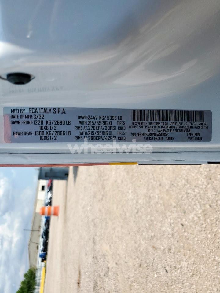 Photo 13 of 2022 RAM PROMASTER CITY TRADESMAN N/A (VIN ZFBHRFAB9N6W50853)