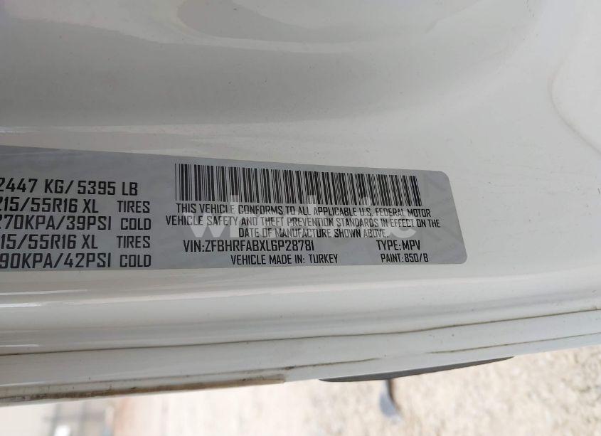 Photo 9 of 2020 Ram Promaster CITY TRADESMAN (VIN ZFBHRFABXL6P28781)