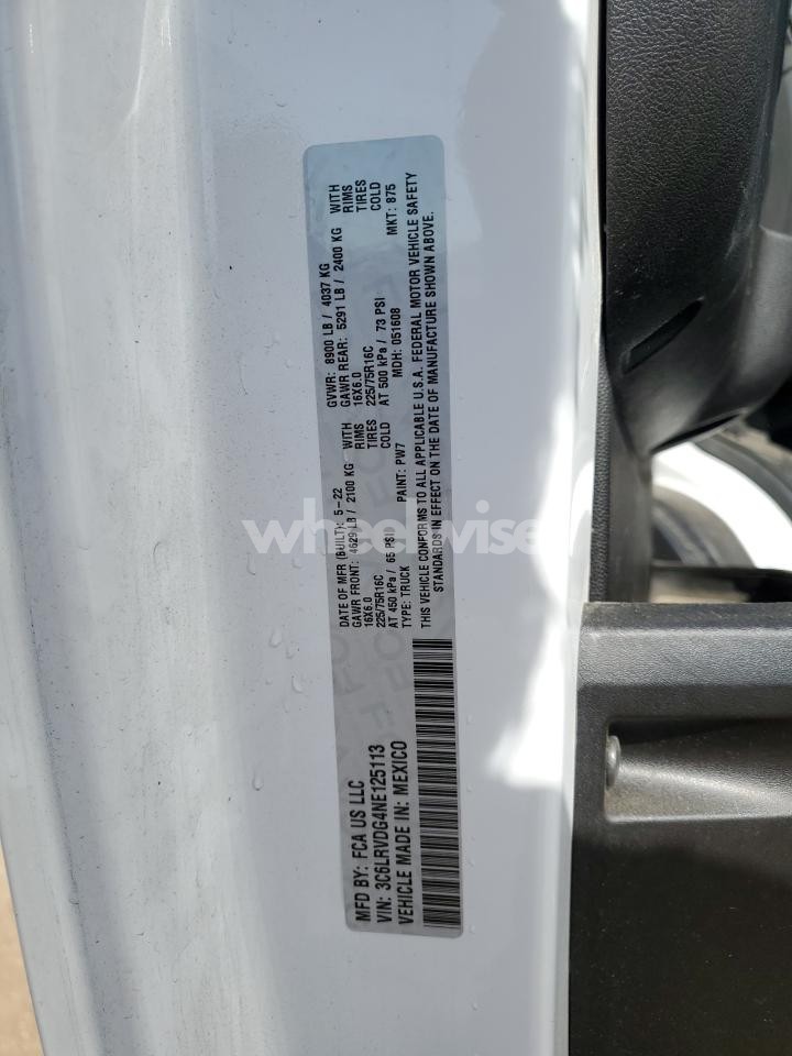 Photo 13 of 2022 RAM PROMASTER CARGO VAN (VIN ZFBHRFBB9M6T42420)