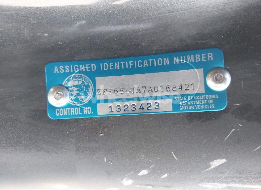 Photo 9 of 2010 Ferrari California (VIN ZFF65LJA7A0168421)